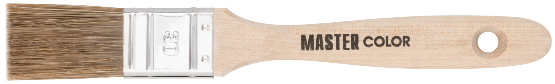 Кисть флейцевая, толщ. 14,4 мм, 70% ПЭT/30% натур.щетина, нерж. обжим, ширина 30 мм (30-0021д)