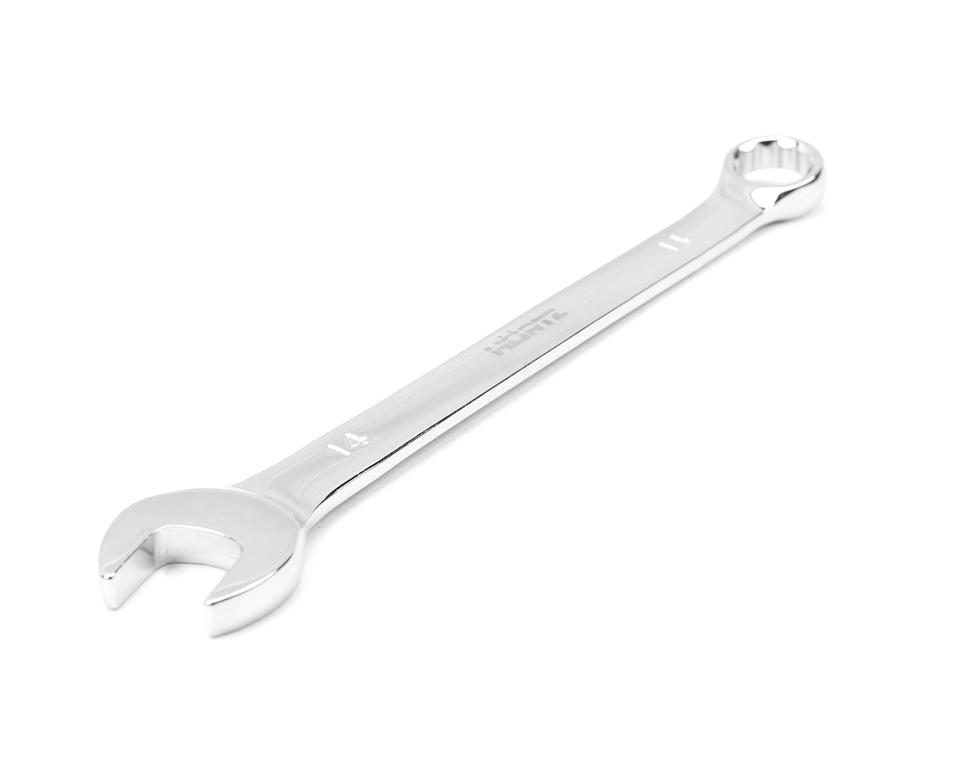 Ключ гаечный комбинированный удлиненный 14х14 мм хромирование HORTZ