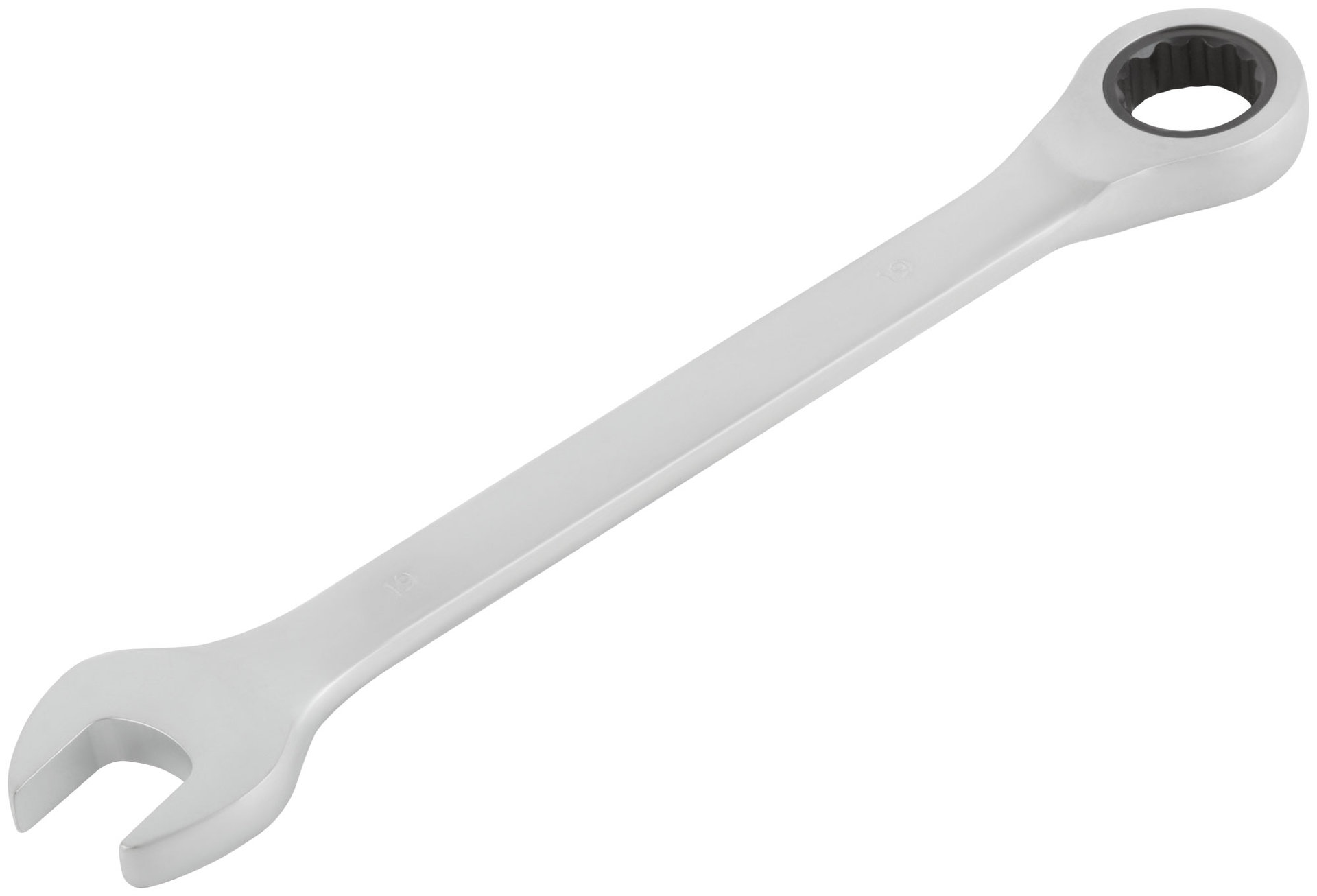 Ключ комбинированный трещоточный, CrV реверсивный механизм 19 мм (63469)