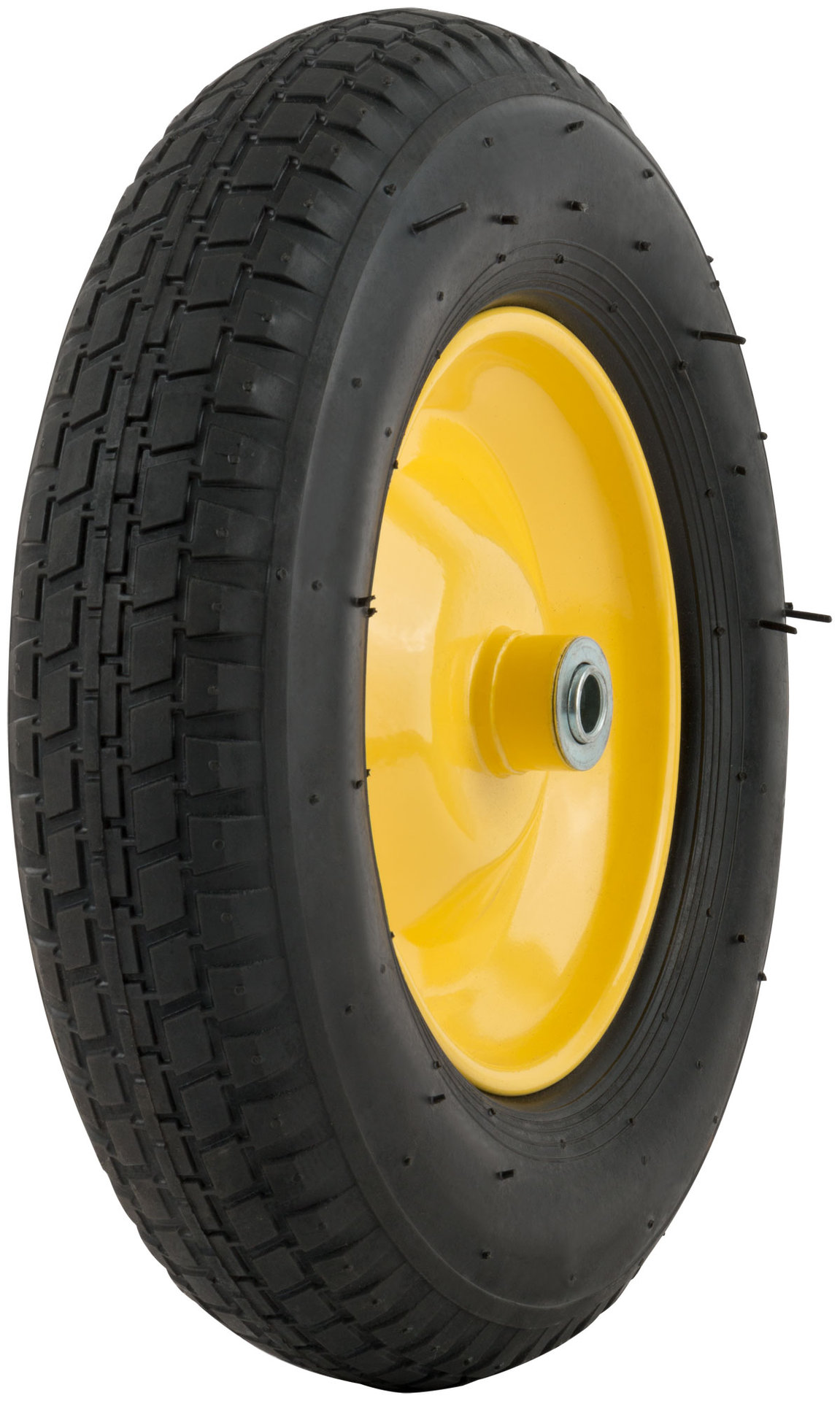 Колесо запасное 380х90х225 мм для тачек 77611; 77612 ( 4.00-8 ) ( посадка ширина 95 мм, диаметр 16 мм ) (77625)