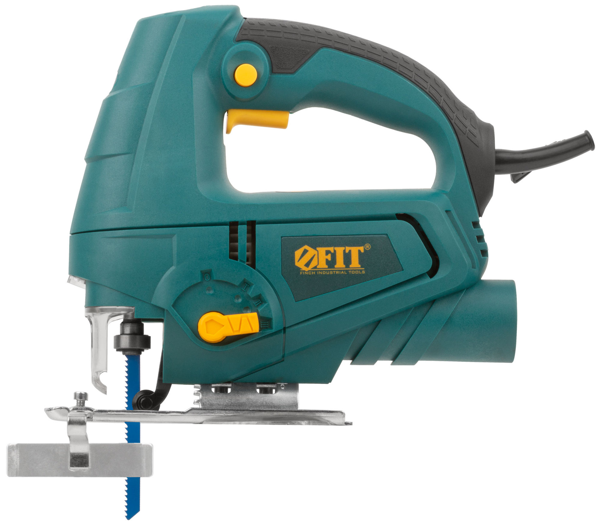 Лобзик 570 Вт; 0-3000 ход/мин; БзП; маятник; 65 мм; 1,9 кг; рез. накл.; коробка (80348)