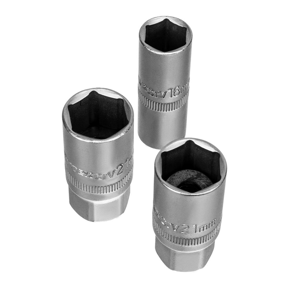 Набор инструментов, 1/2, 3/8, 1/4, пластиковый кейс 215 предм. Сибртех