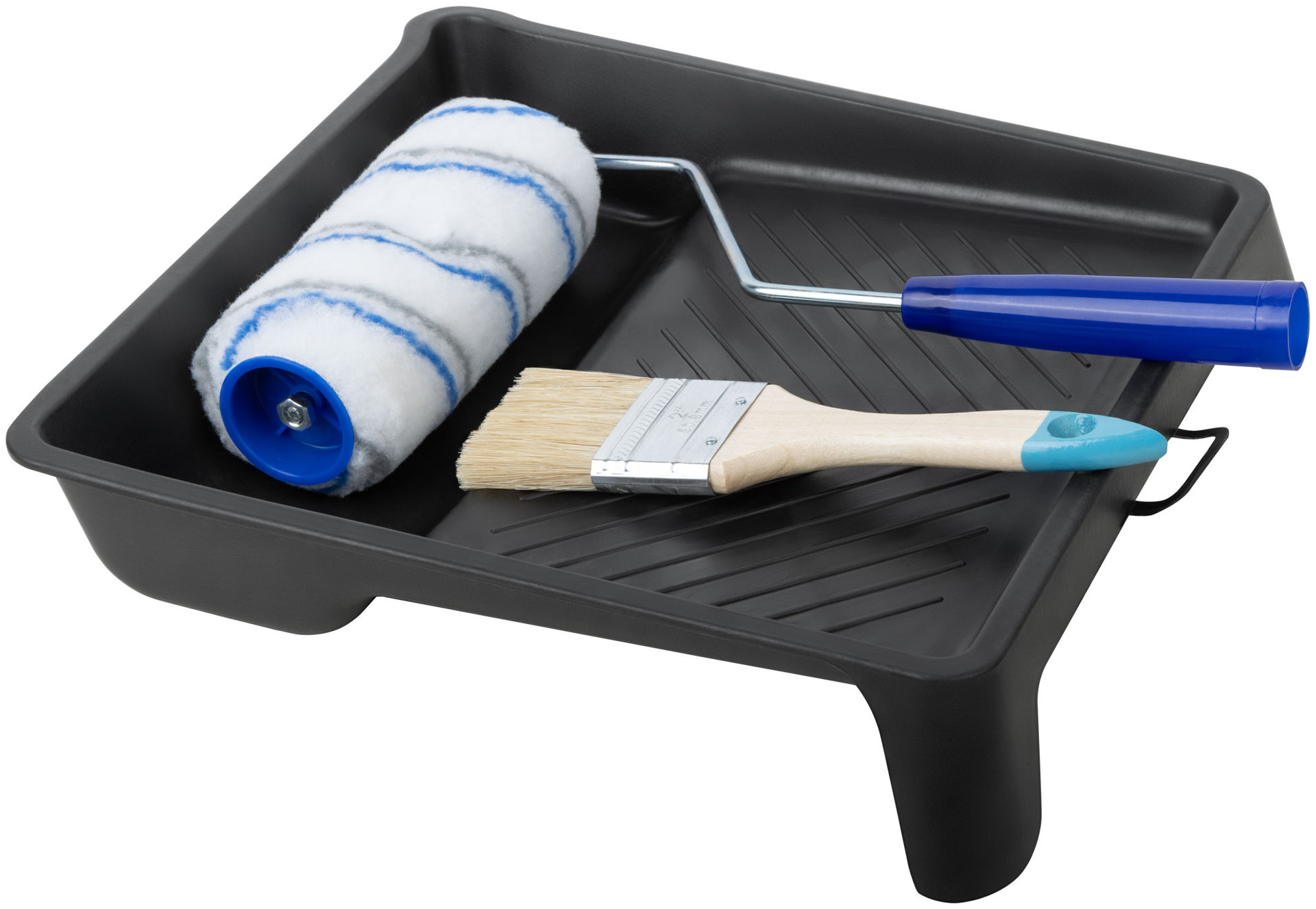 Набор малярный Универсальный № 2 (ванночка 270х270 мм + валик полиакрил 150 мм + кисть 50 мм)