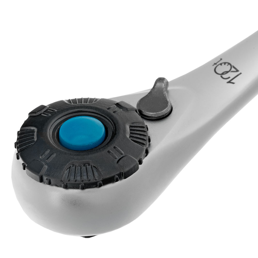 Набор торцевых головок, трещотка 120 зубьев, 1/2,3/8”, CrV, 36 предметов Gross