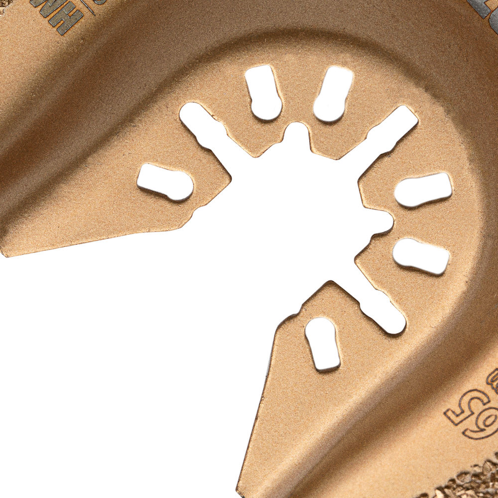 Насадка для МФИ режущая полукруг, HM, по плитке, 63 мм Denzel (782325)