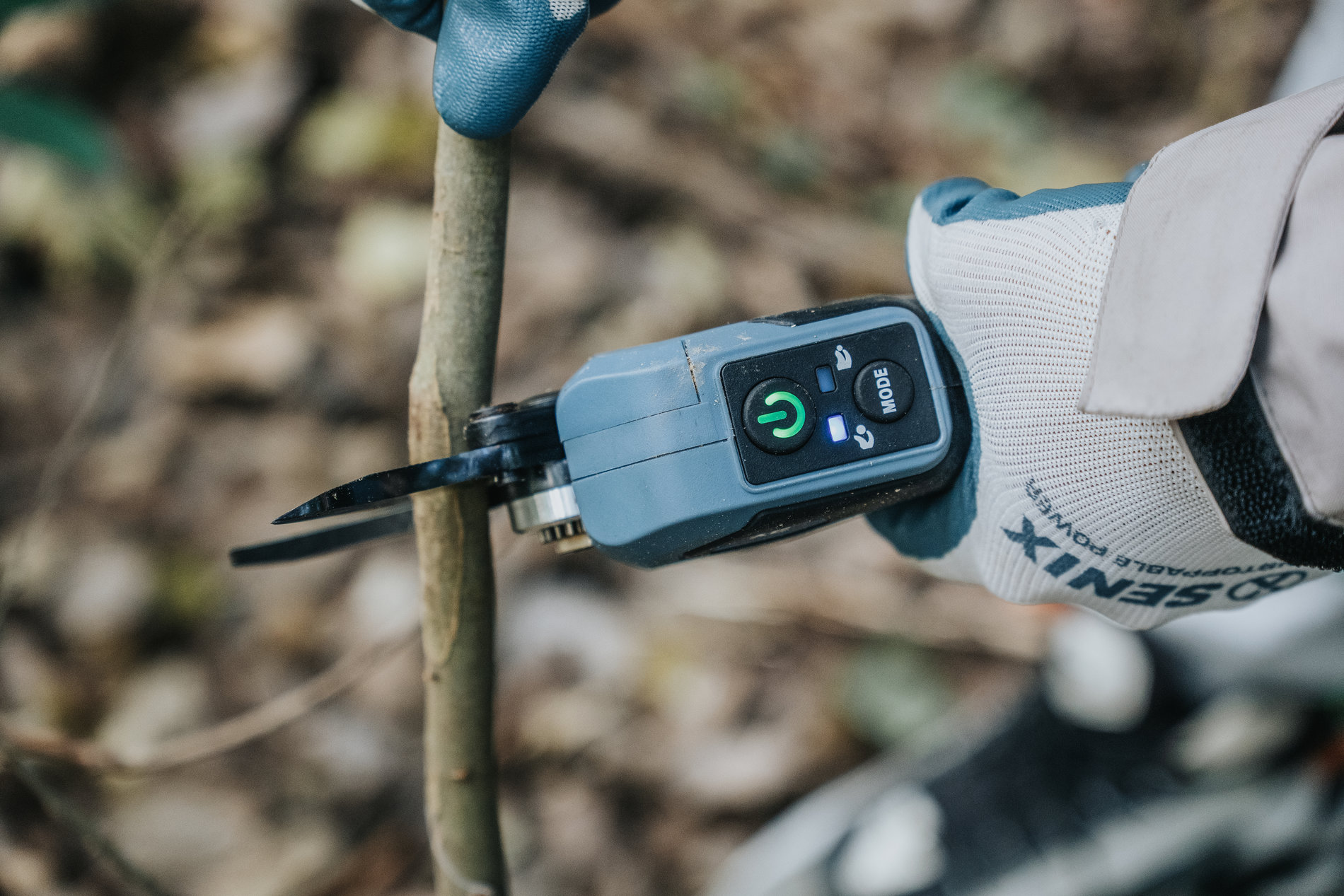 Секатор аккумуляторный, X2 20V, 38мм, 1акб и зу SENIX GPSX2-M1-EU