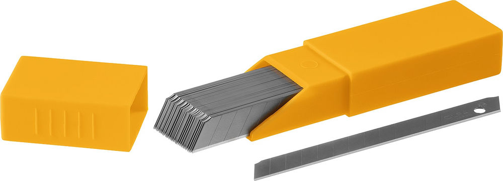 Сегментированные лезвия 9 мм, 50 шт, в пластиковом кейсе OLFA OL-AB-50S