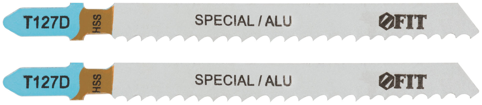 Полотна по металлу, полимерным и эпоксидным материалам, HSS, фрезерованн. зубья, 100/74/3 мм (T127D), 2 шт. (40976)