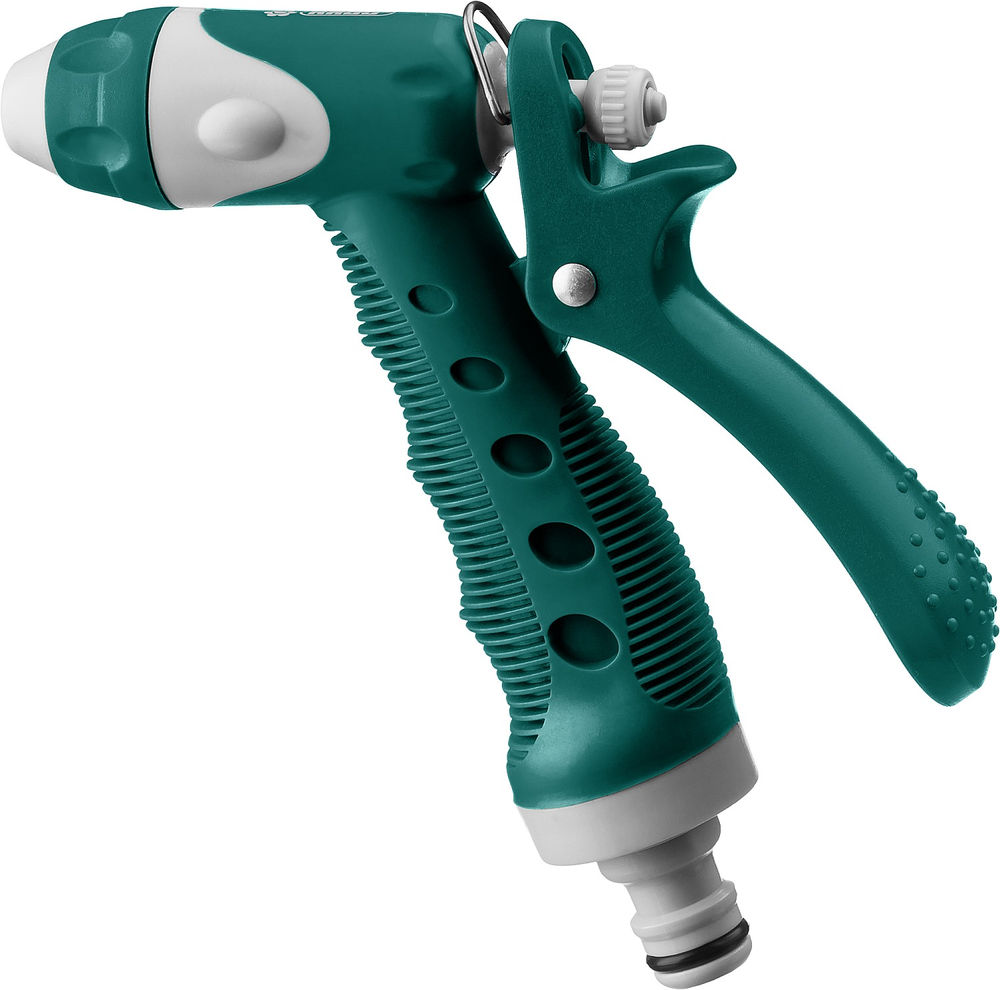 Поливочный пистолет 506C, плавная регулировка, курок сзади, пластиковый с TPR RACO 4255-55/506C-30