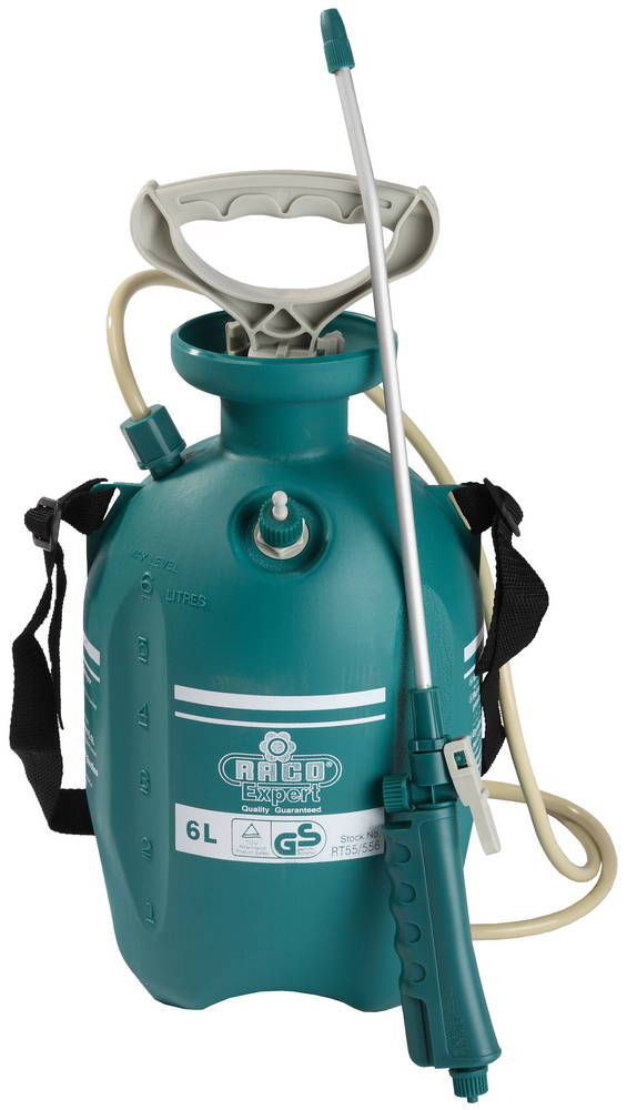 Переносной опрыскиватель T556 6 л, с широкой горловиной, с клапаном сброса давления RACO 4240-55/556