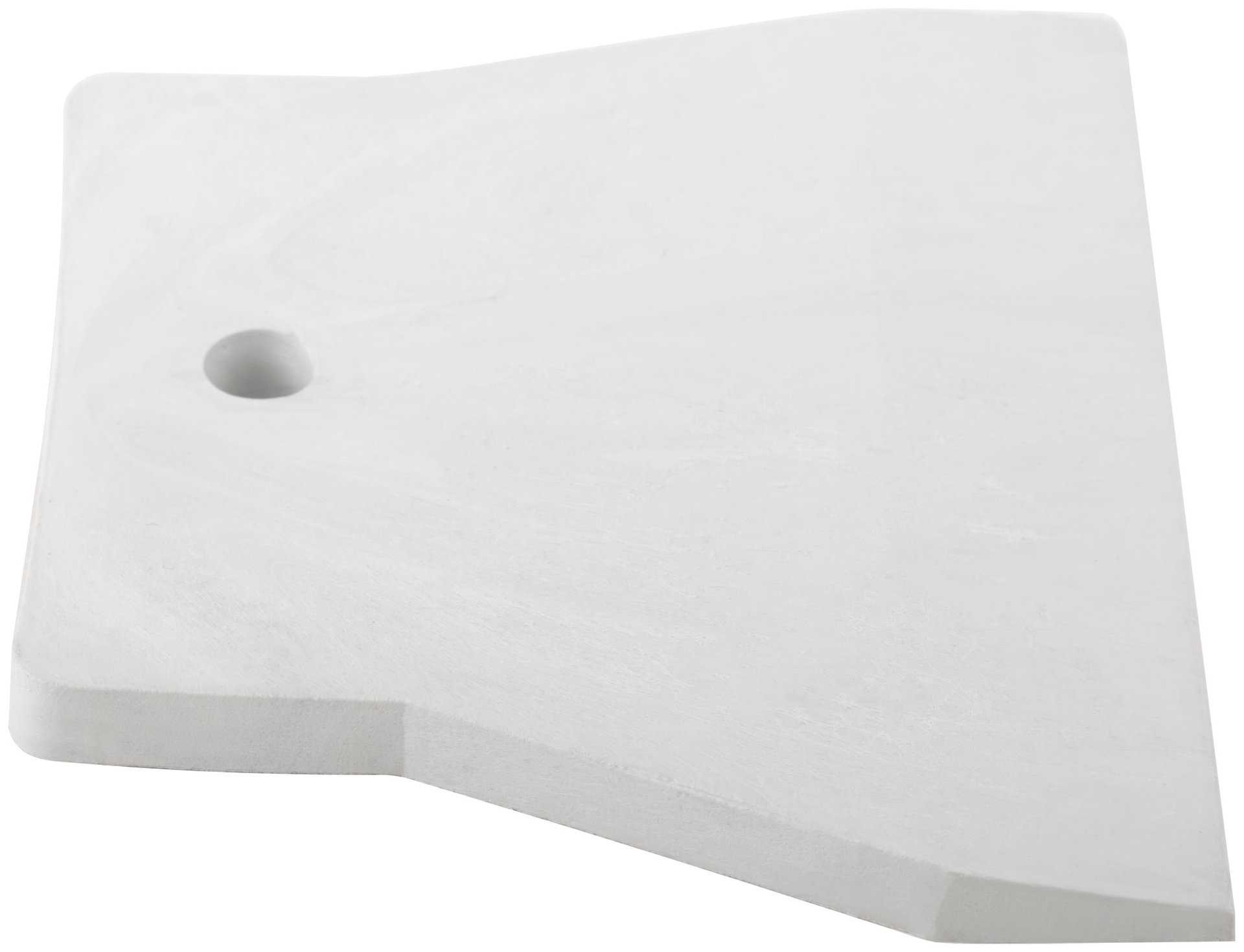 Шпатель резиновый белый 100 мм (06886)