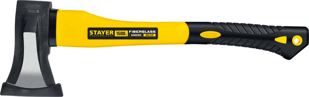 Топор-колун кованый 1000/1500 г, 380 мм FIBERGLASS Professional STAYER 20623-10