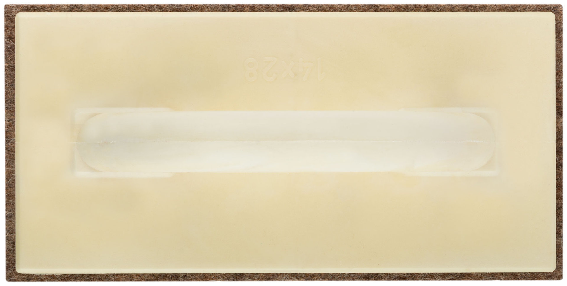 Терка финишная с войлочным покрытием, полиуретановый корпус 280х140 мм (05330)