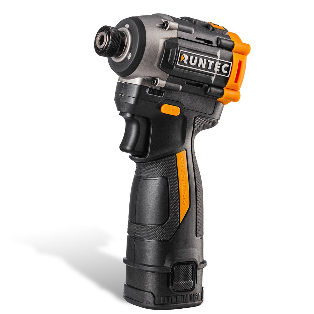 Винтоверт ударный аккумуляторный PRO 1/4, 16В, 22Ач, 150Нм RUNTEC RT-ED133