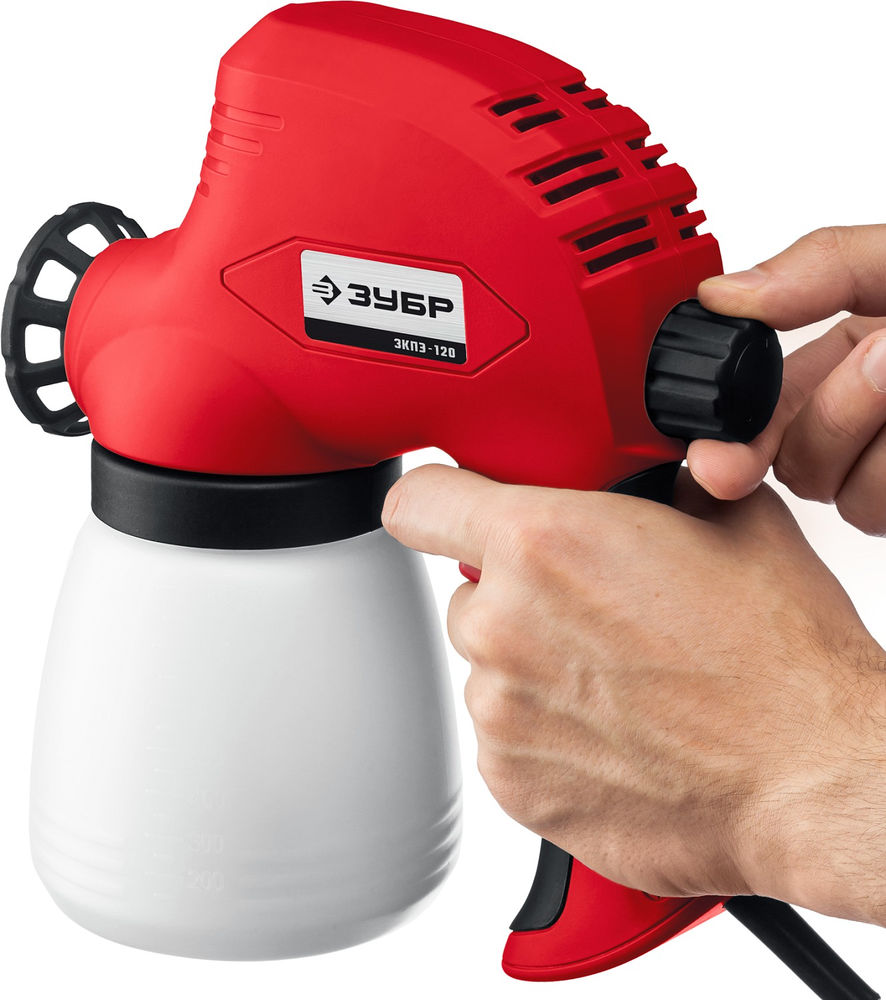 Краскопульт электрический безвоздушный 120 Вт ЗУБР ЗКПЭ-120