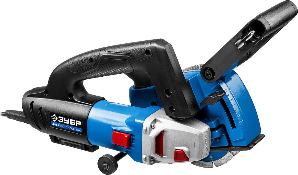 Штроборез (бороздодел) d 125 мм, 1400 Вт, ширина 30 мм, кейс ЗУБР Профессионал ЗШ-П30-1400 ПСТК