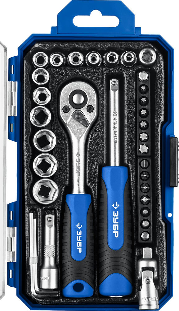 Универсальный набор инструмента 35 предм. Профессионал ЗУБР Компакт-35 27642-H35