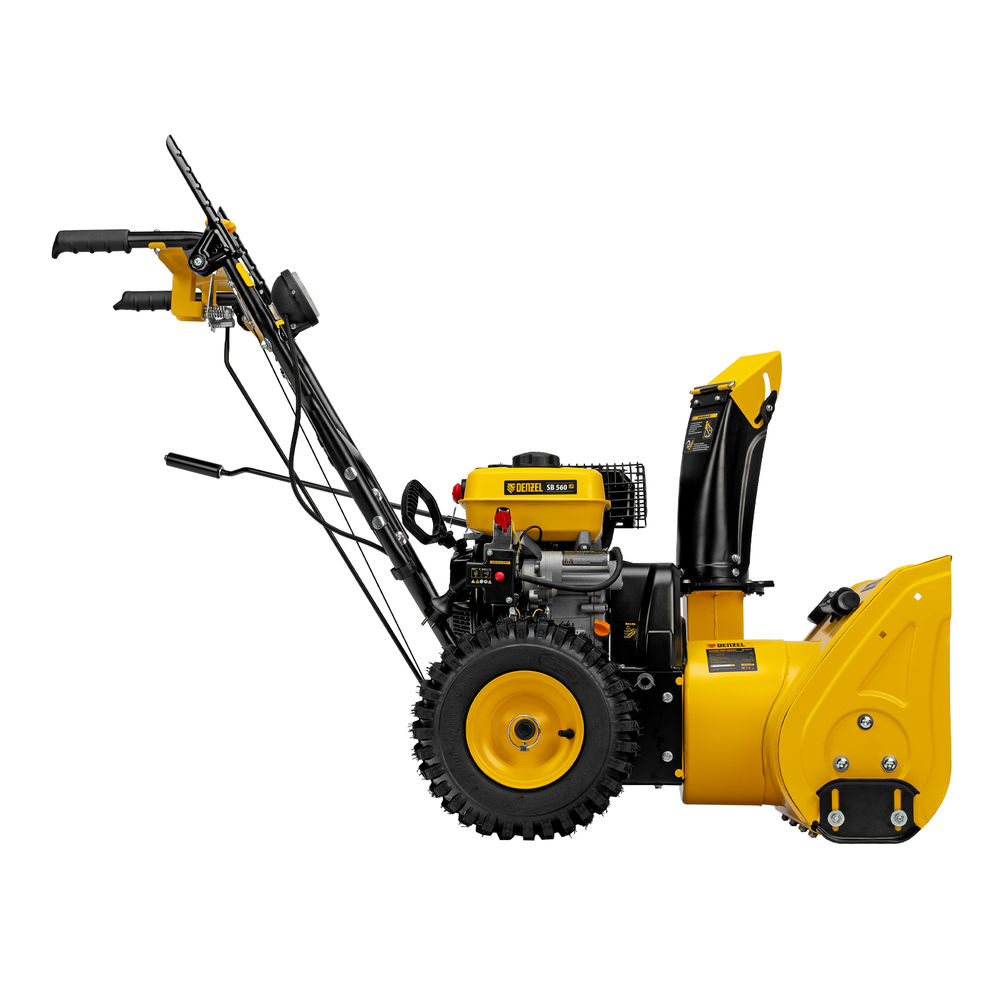 Бензиновая снегоуборочная машина SB 560 LP, 212 cc, электростартер, фара Denzel (97652)