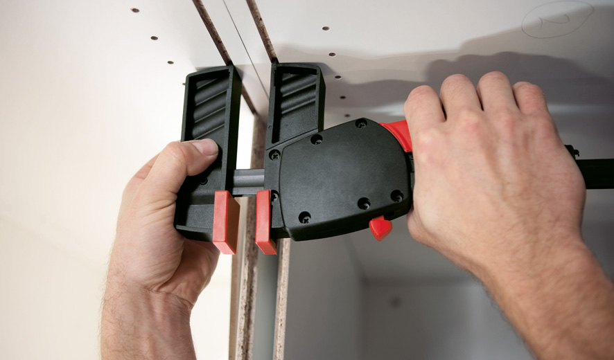 Струбцина для работы одной рукой DuoKlamp 160/85, 1.2 кН DUO16-8 BE-DUO16-8