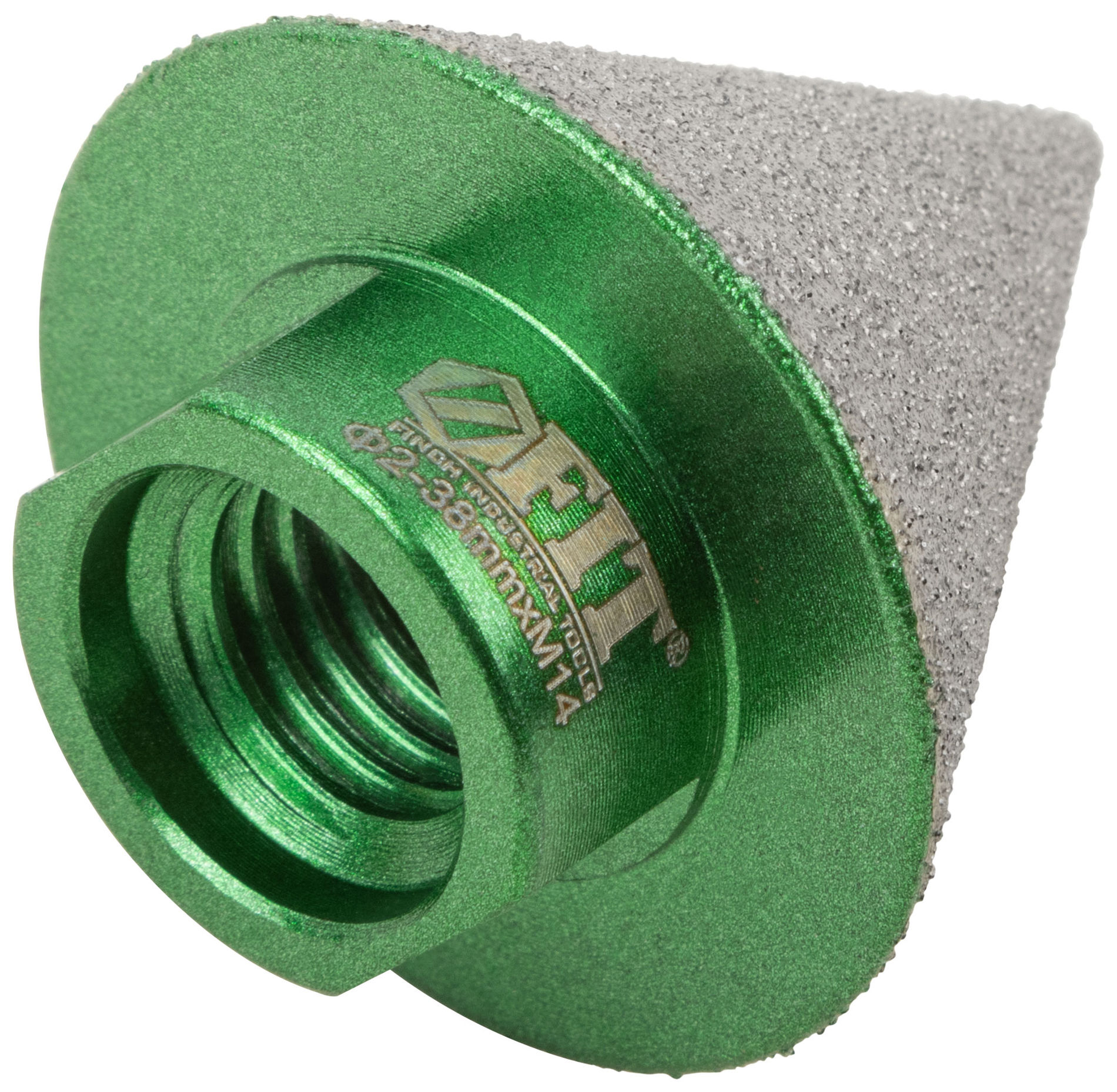 Фреза алмазная конусная для УШМ Профи, хвостовик М14, 2-38 мм (36991)