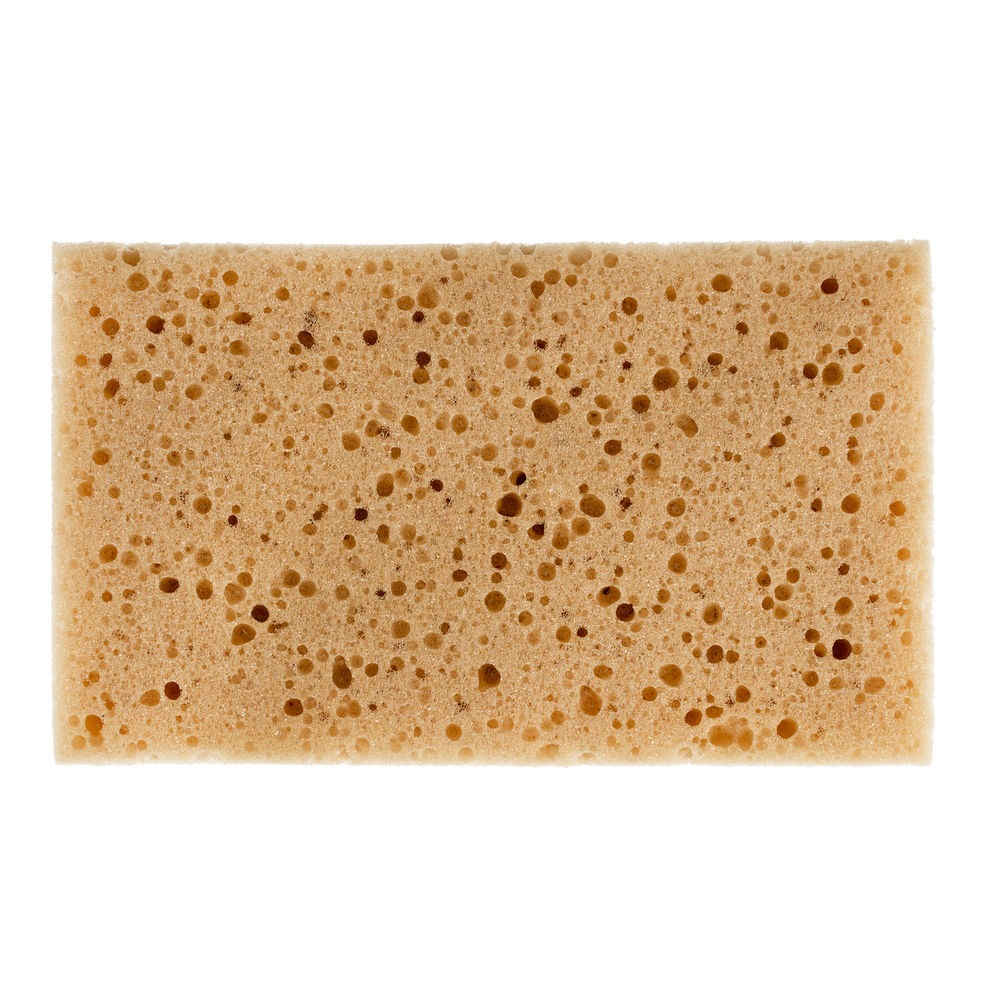 Губка крупнопористая комбинированная для удаления эпоксидной затирки 160х95х60 мм, Сибртех (86840)