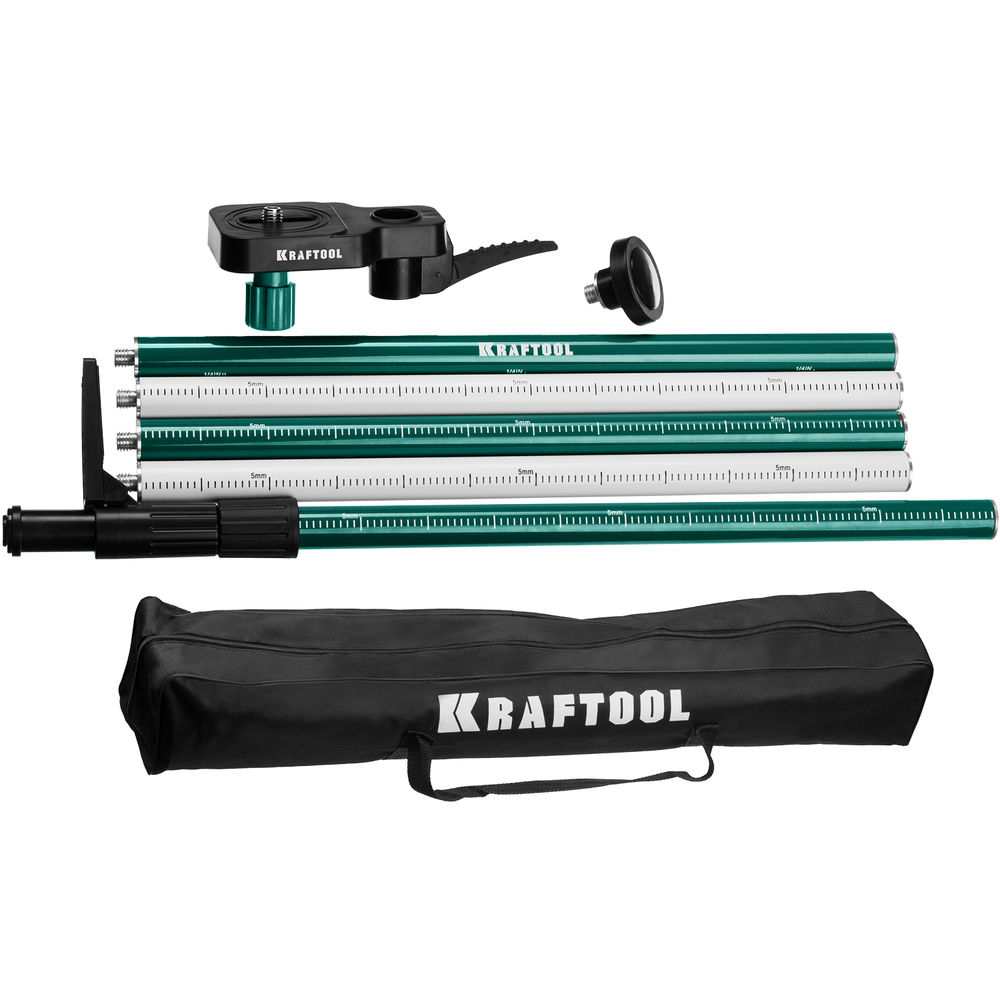 Элевационная распорная наборная штанга-штатив с треногой ТР 36 KRAFTOOL 34823