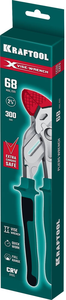 Клещи переставные-гаечный ключ Vise-Wrench X, 300 мм KRAFTOOL 22069