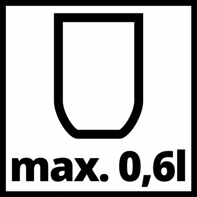 Краскопульт пневматический проф. Einhell,3 бар,сопло 1,5мм,верхний бак 0,6л,переключатель распыла (4133030)