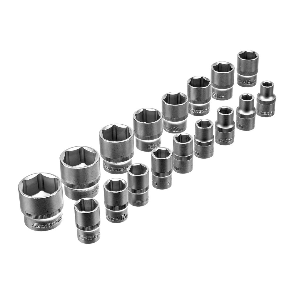 Набор инструментов, 1/2, 3/8, 1/4, пластиковый кейс 172 предм. Сибртех