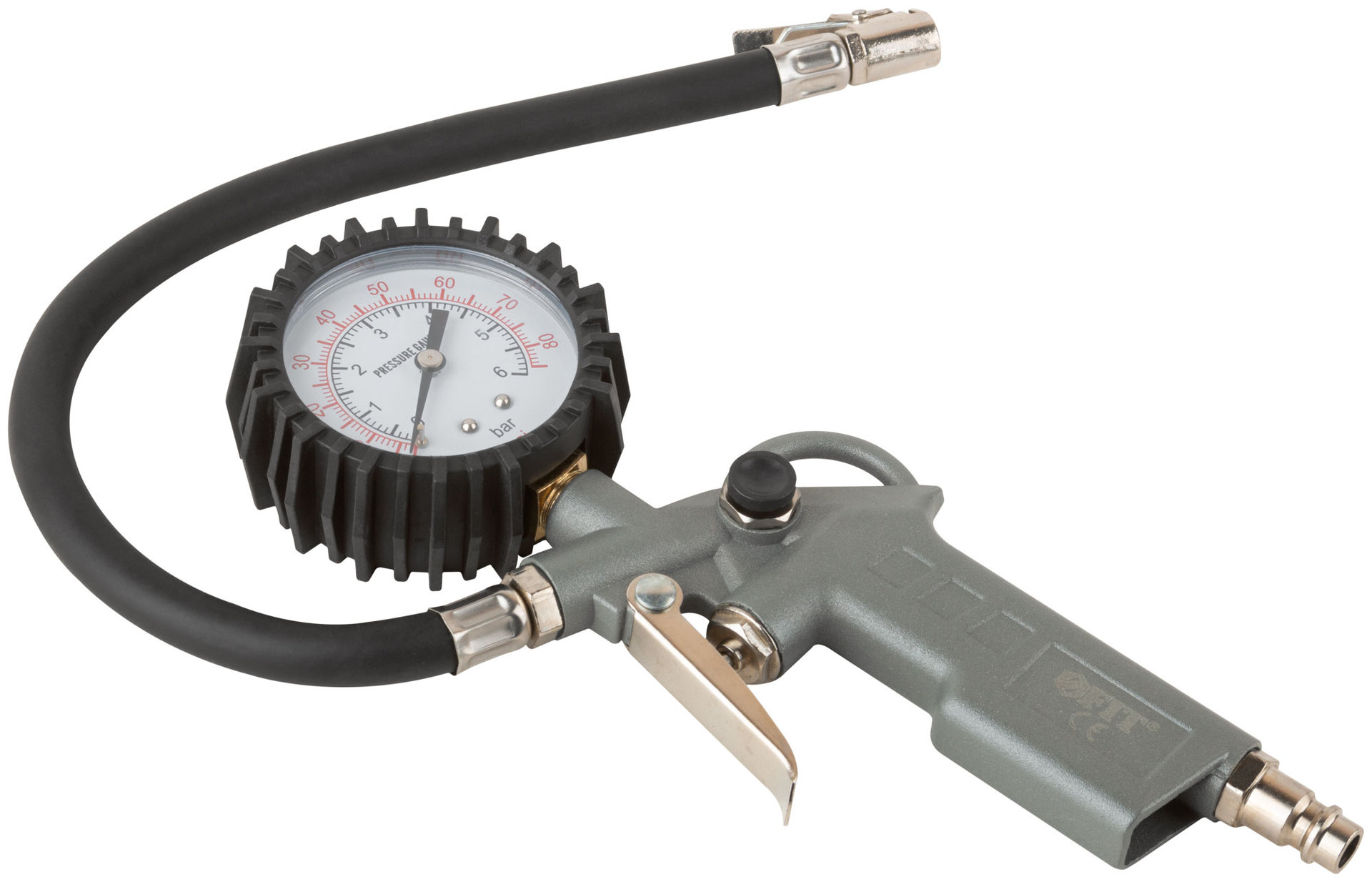 Пистолет с манометром, быстросъемное соединение (81047)