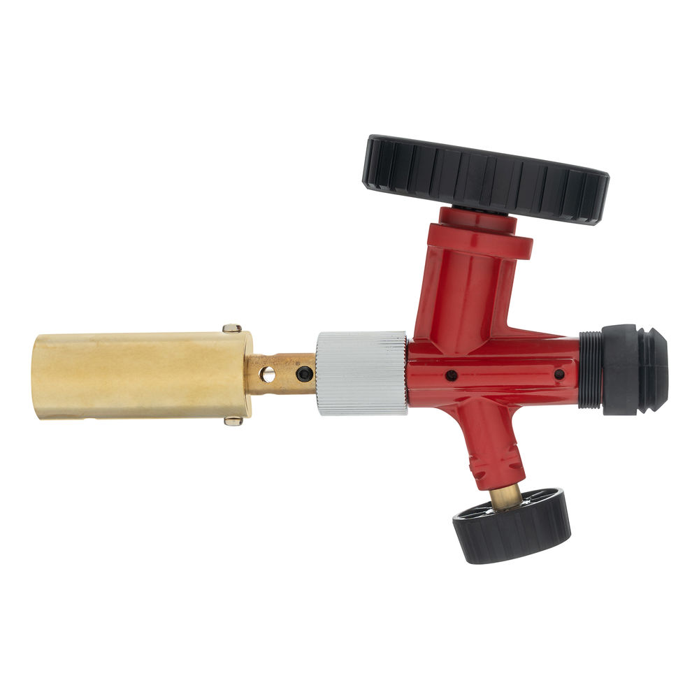 Профессиональная горелка на газовый баллон, пьезоподжиг, металлический корпус Matrix (91426)