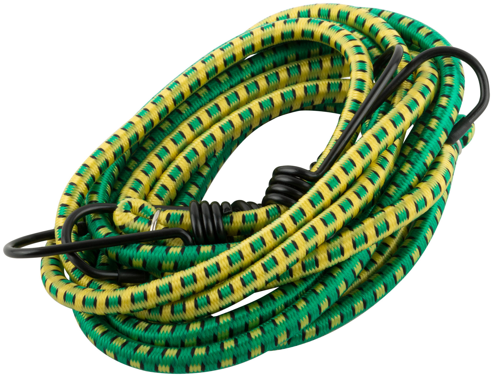 Ремни багажные резиновые, стальные крючки, 2 шт., 7х1400 мм (64895)