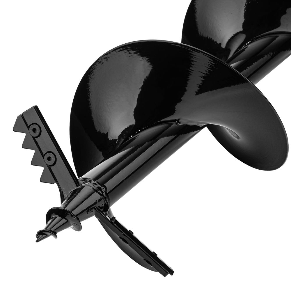 Шнек для грунта ER-200, диаметр 200 мм, длина 800 мм,соединение 20 мм, съемный нож Denzel (56008)