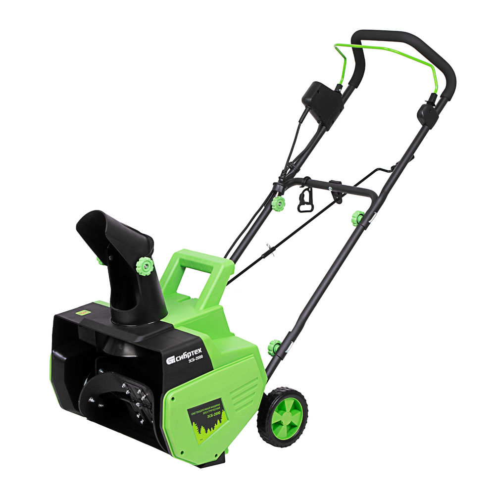 Снегоуборочная машина электрическая ЭСБ-2000, 2 кВт Сибртех (97620)