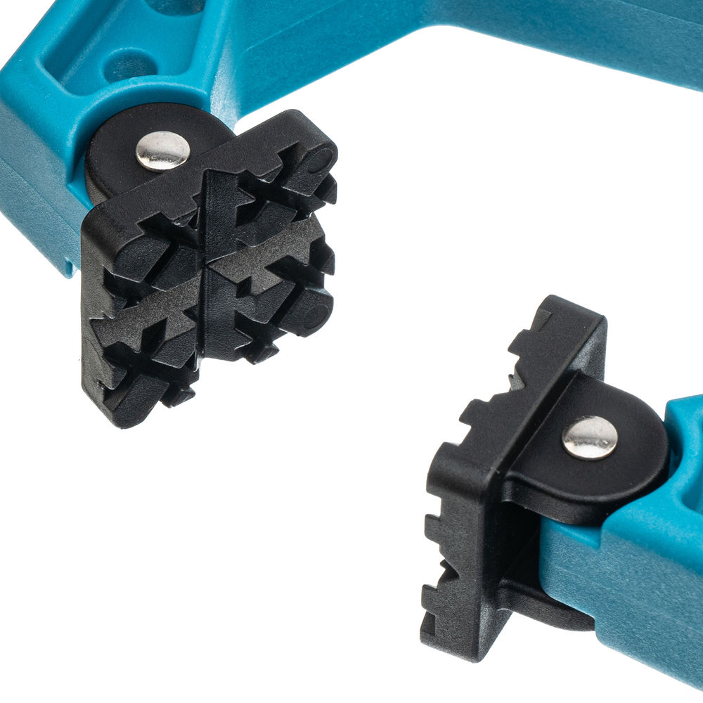 Струбцина клещеобразная 2-1/4, пластиковый корпус, храповой механизм жесткой фиксации, 58 мм Gross (20803)