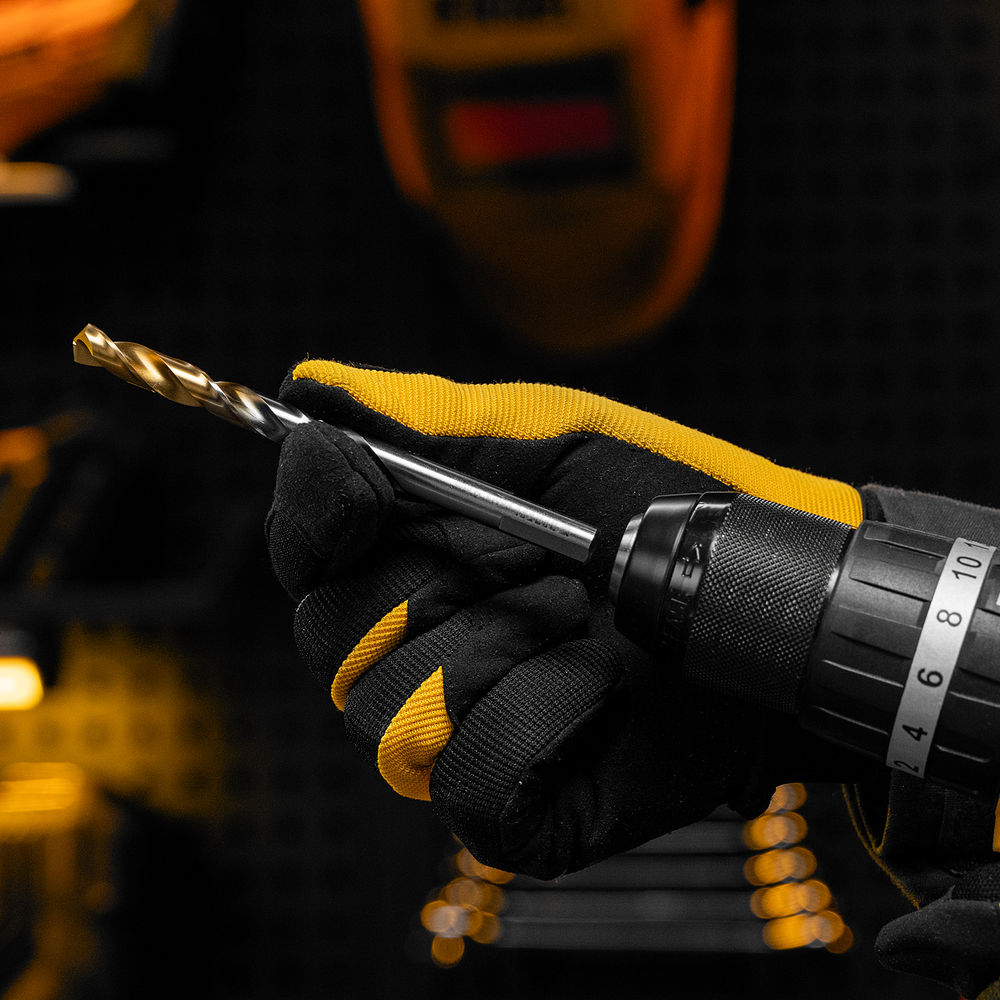 Сверло спиральное по металлу 9 x 125 мм, Р6М5, Golden Tip Denzel (718241)