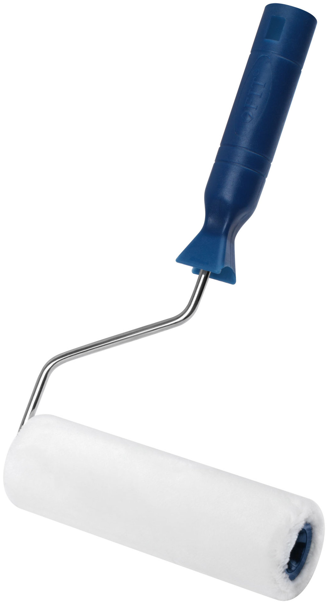 Валик велюровый, диаметр 40/48 мм, бюгель 6 мм, ворс 4 мм, белый, 150 мм (02132)