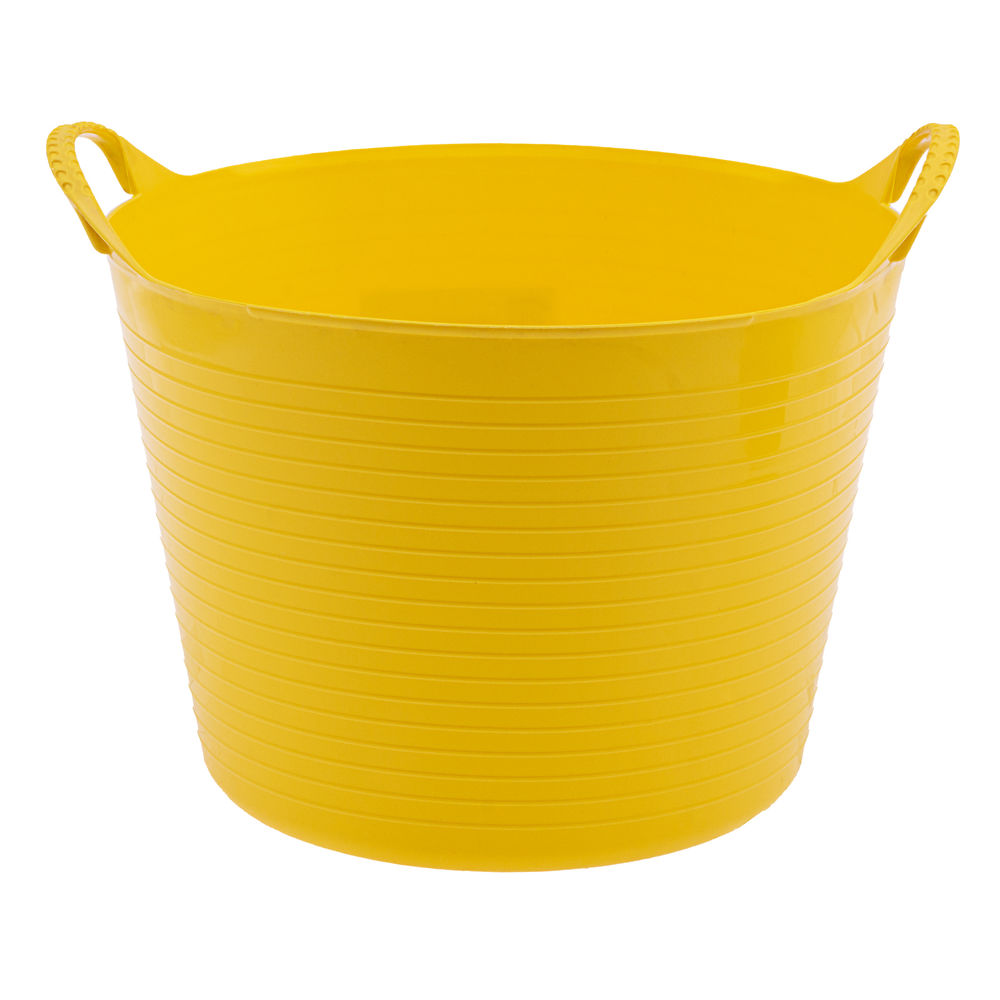 Ведро гибкое сверхпрочное, 14 л, желтое, Сибртех (67502)