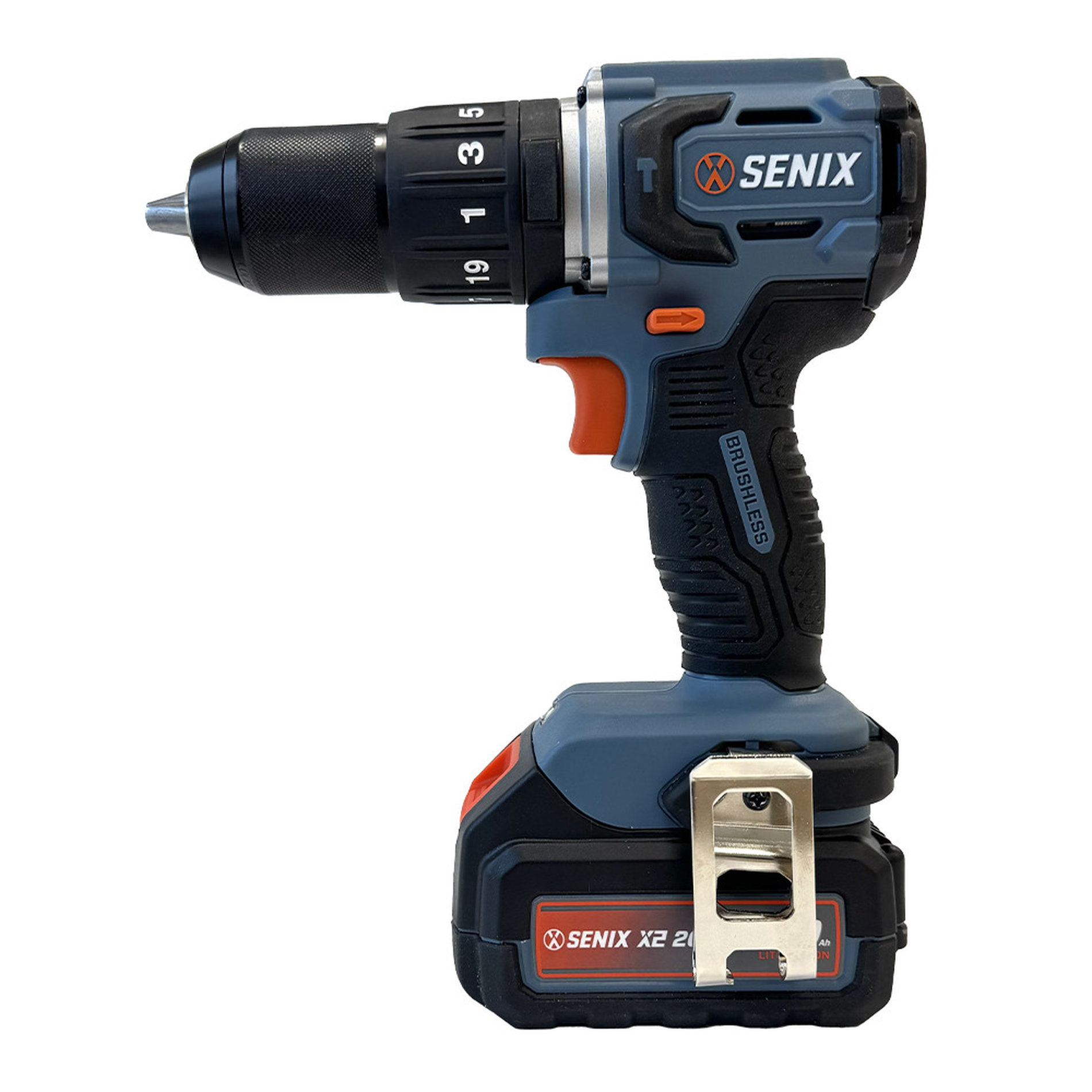 Ударная дрель-шуруповерт, 60 Нм, 1х4Ач, ЗУ, кейс X2 20В