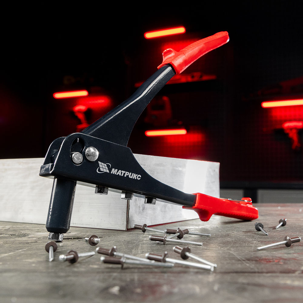 Заклепки 4.0 х 10 мм RAL 8017, темно-коричневый, 50 шт Matrix (40680)