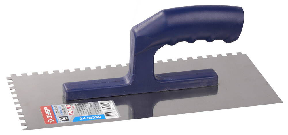 Гладилка штукатурная 130?280 мм зуб 8?8 мм ЗУБР Профессионал 0804-08