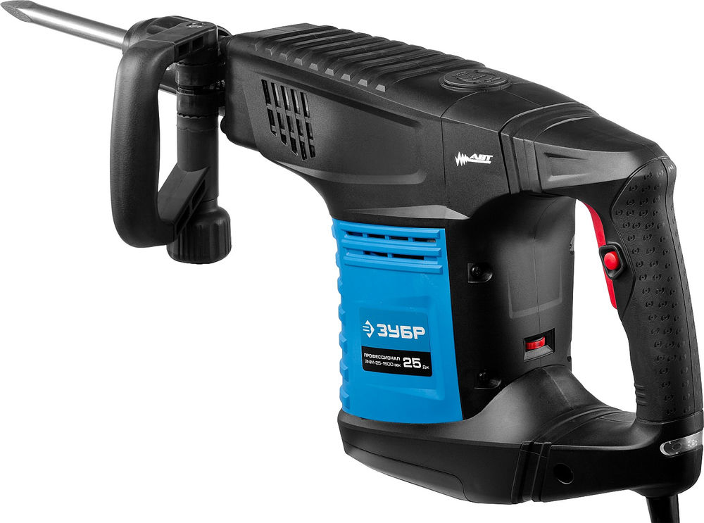 Отбойный молоток SDS-Max 25 Дж, 1500 Вт, АВТ ЗУБР Профессионал ЗММ-25-1500 ЭВК