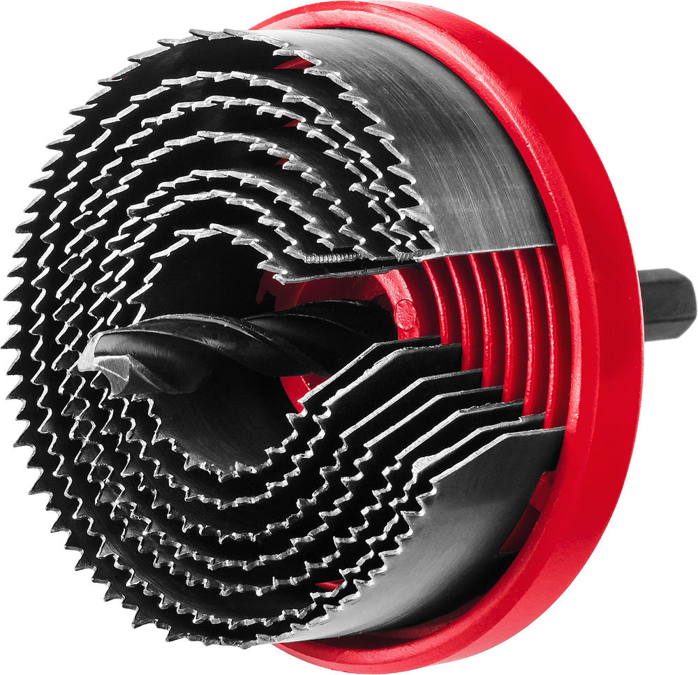 Пила кольцевая наборная по дереву 7 шт (26-32-38-45-50-56-63 х 18 мм) ЗУБР 29593-H7-18