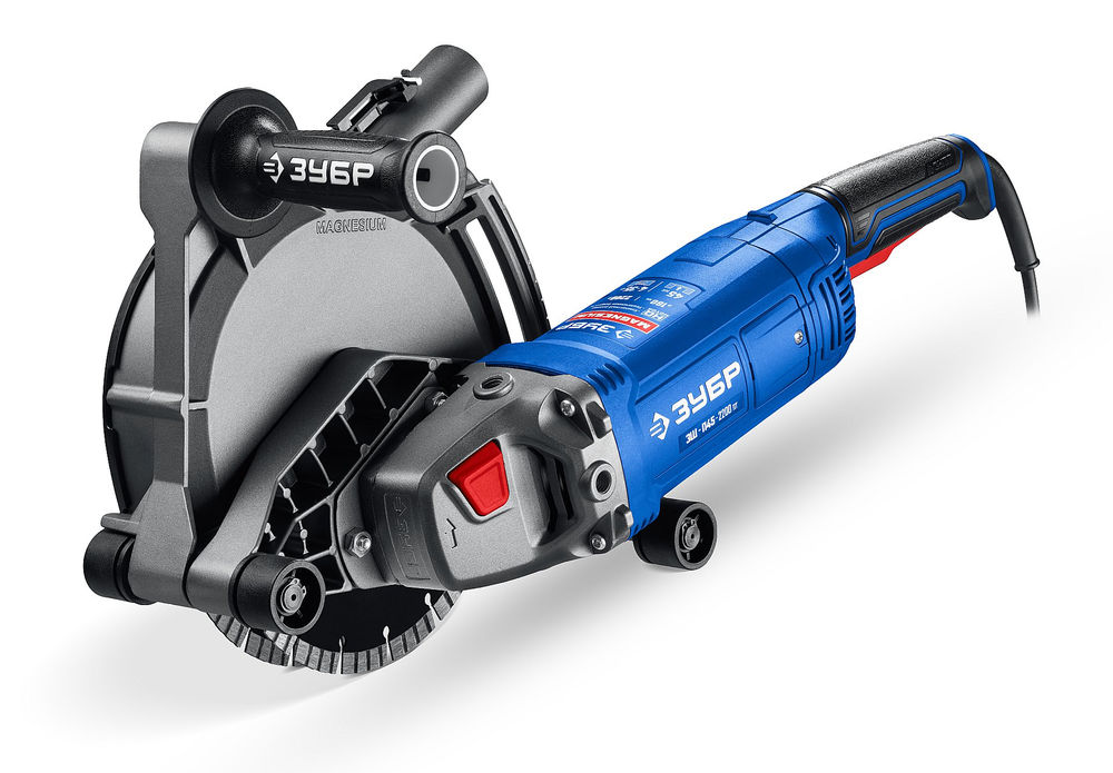 Штроборез (бороздодел) d 180 мм, 2200 Вт, ширина 45 мм ЗУБР Профессионал ЗШ-П45-2200 ПТ