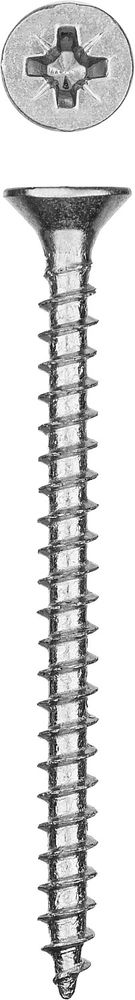 Саморез универсальный 50 х 4.0 мм, белый цинк, 4000 шт СУ-Б ЗУБР 300370-40-050