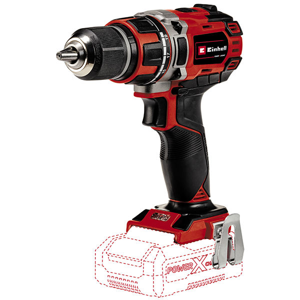 Дрель аккумуляторная Einhell PXC TP-CD 18/50 Li BL, 18В,50Нм 500/1800 об/мин,патрон13мм,без АКК и ЗУ (4513887)