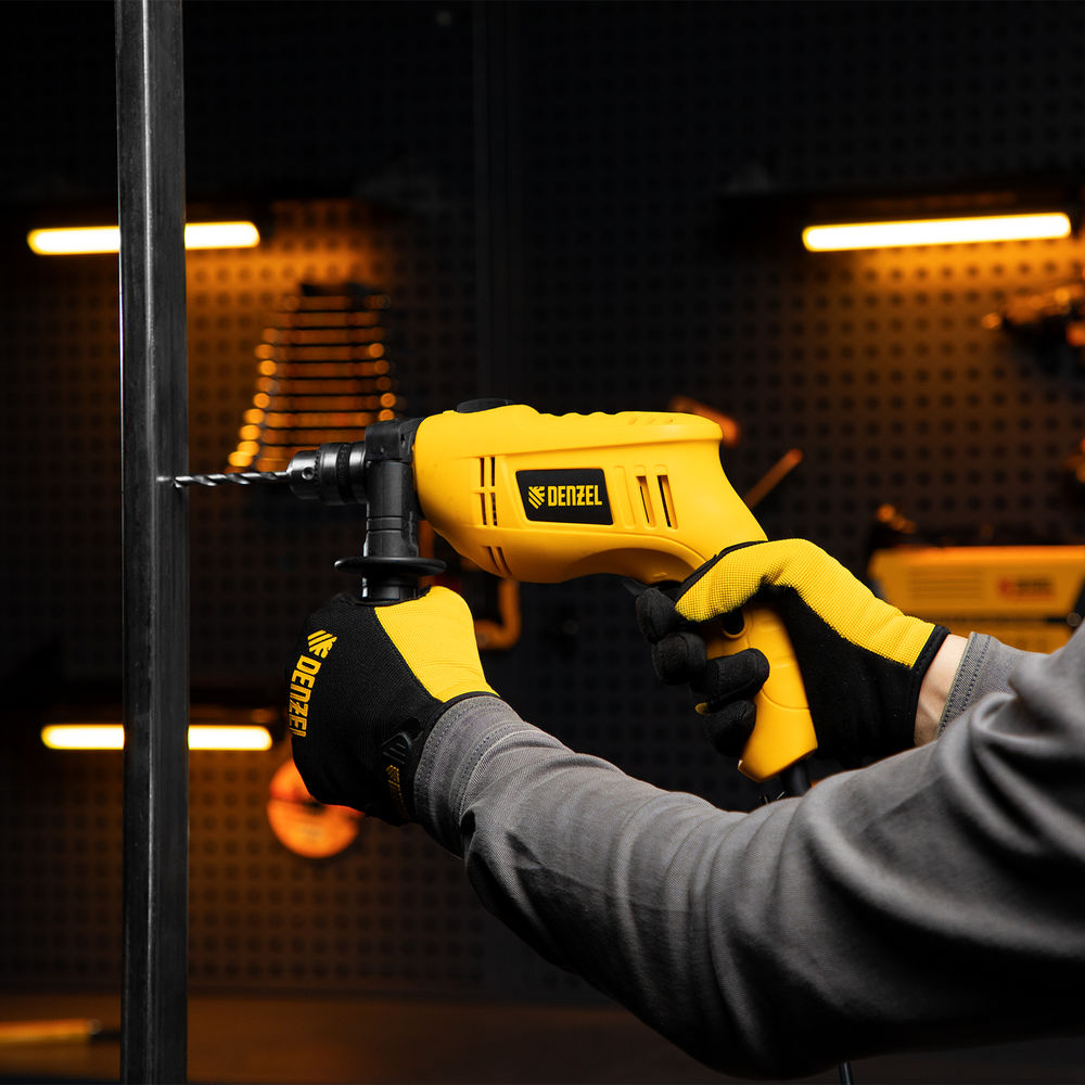 Дрель ударная ID-550, 550 Вт, 0-2900 об/мин, 46400 уд/мин Denzel (26302)
