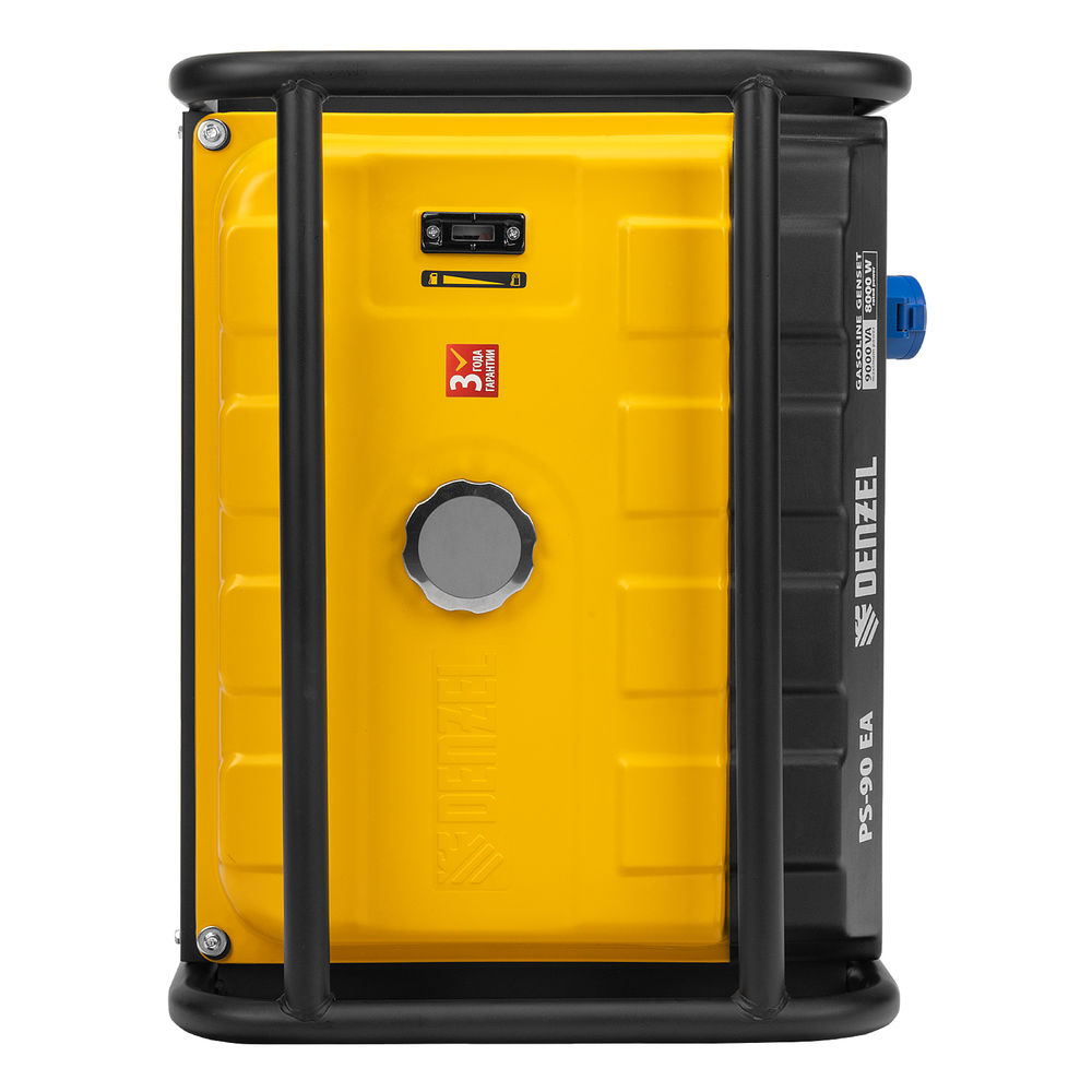 Генератор бензиновый PS 90 EA, 9.0 кВт, 230В, 25 л, коннектор автоматики, электростартер Denzel (946934)