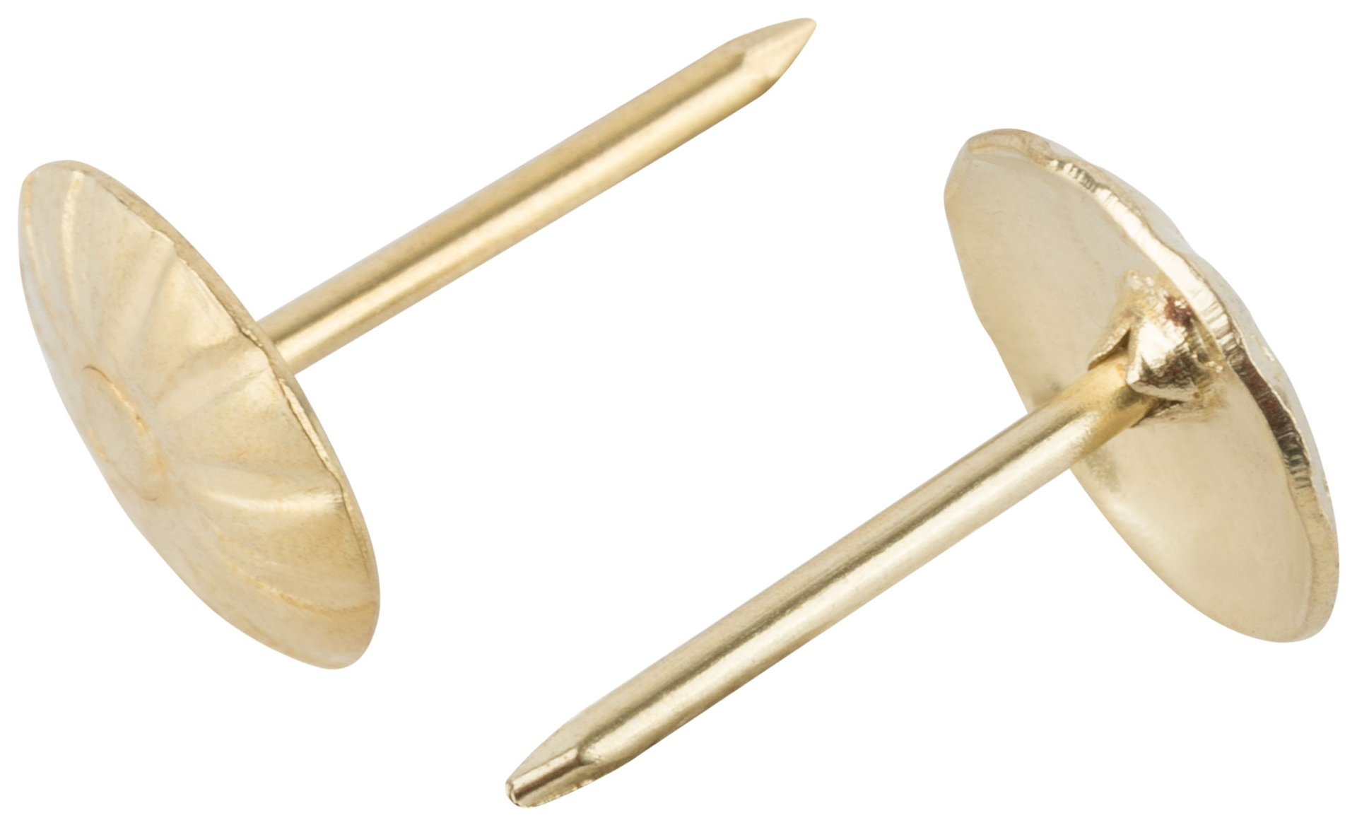 Гвозди мебельные латунированные 10,5 мм, головка цветок (фасовка 23 шт) (31112-2)