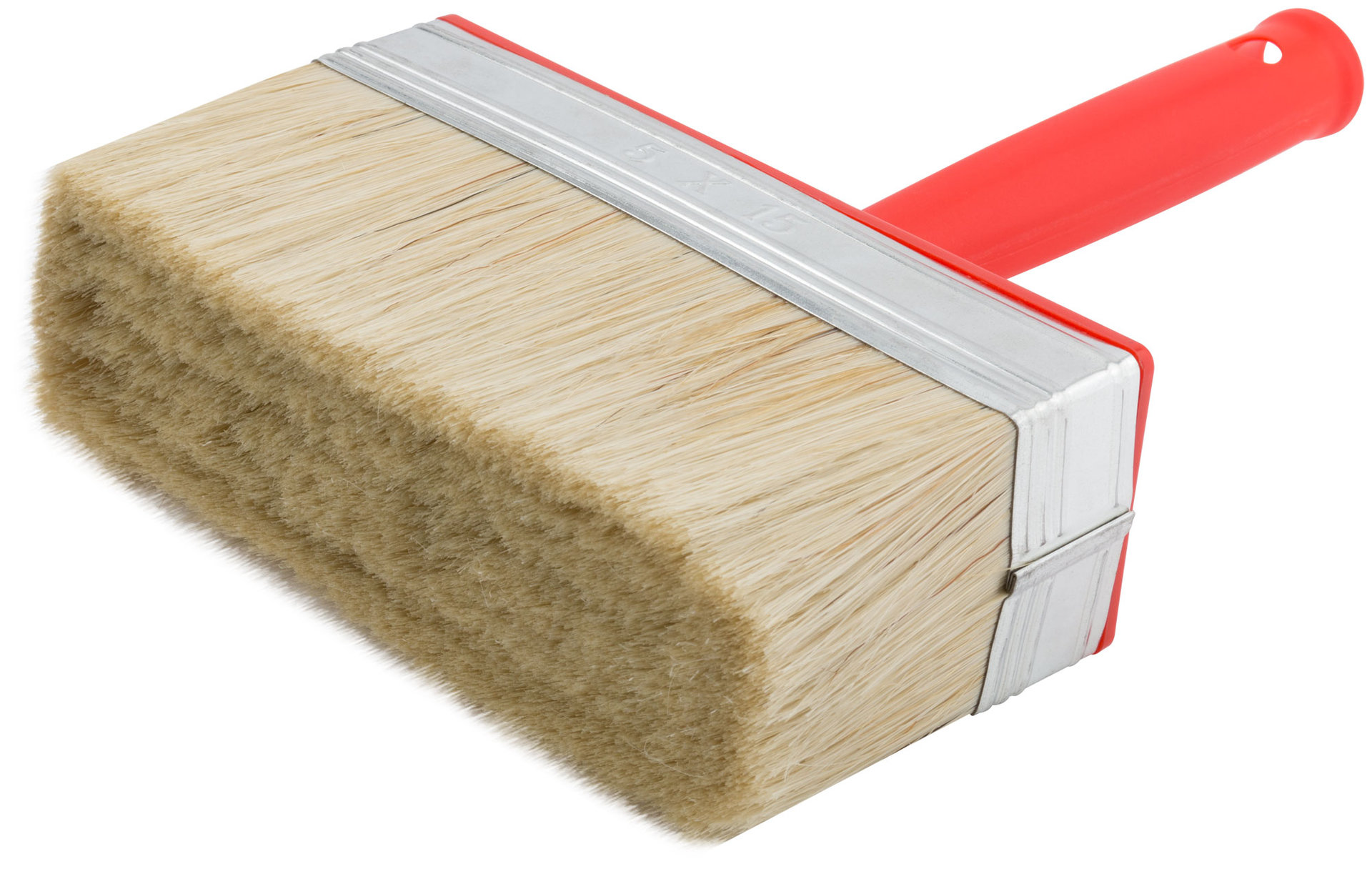 Макловица, 70%ПЭT/30% натур. щетина, нерж. обжим, красная пласт. ручка, 150 х 50 мм (30-0585)